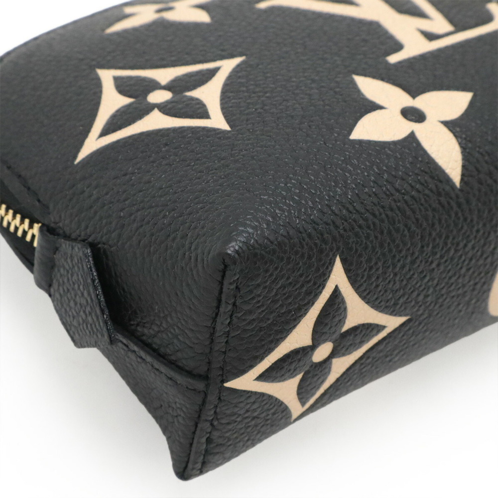 LOUIS VUITTON Louis Vuitton Monogram Empreinte Pochette Tick Bicolor Black Be... - Picture 4 of 8